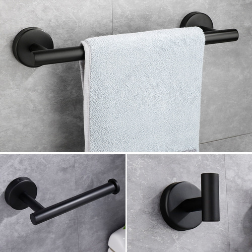 Cross-border bathroom toilet bathroom stainless steel tissue holder with holes toilet paper holder bathroom accessories set