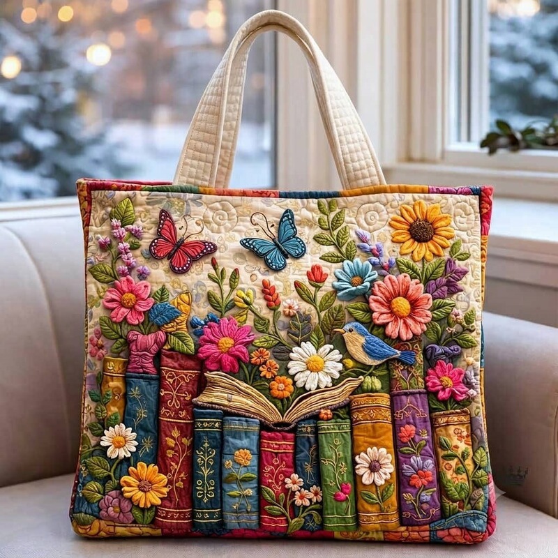 2026 Cross-Border Independent Station Amazon New Handbag Digital Print Tote Bag Fashion Quilted Tote Bag