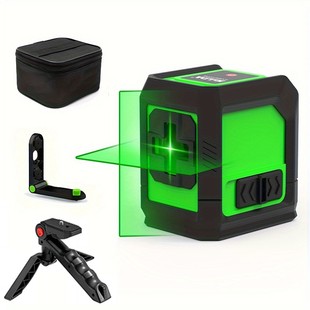 New high-precision level meter 2-line laser infrared portable line meter mini small green water level meter