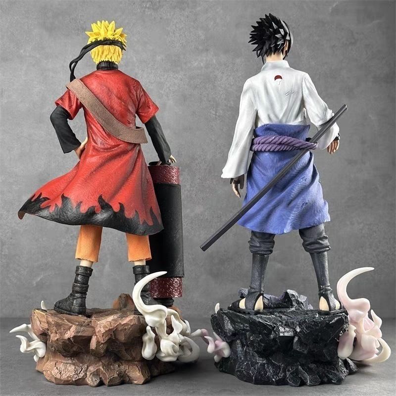 ナルトフィギュアデッキソウルチャームサスケ仙人ナルトモデル像装飾品うちは男性送料無料ドロップシッピング|undefined