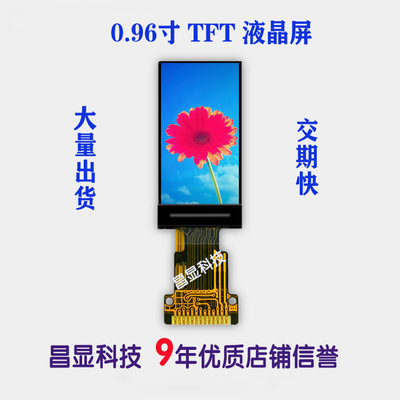  0.96寸TFT 13PIN 80*160 智能穿戴的小尺寸彩色液晶屏