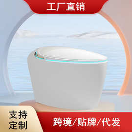 厂家批发 蛋形智能马桶自动翻盖感应冲水即热坐便器香薰泡沫马桶