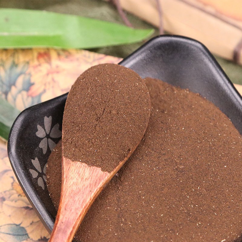 Prepared Rehmannia Root Powder Shu Di Huang 500g Fine Ground Herbal Powder preparation
