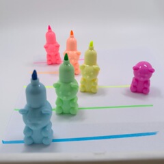 Intelligent Stationery Grafting Manufacturing Pet Divided Color Pen Fluorescent Pen Coloring Pen Painting Pen 