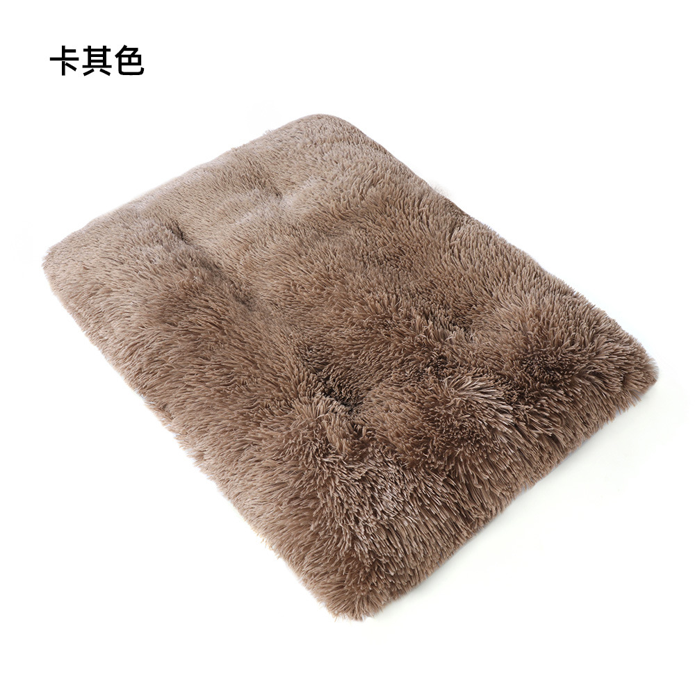 Almohadilla para mascotas Almohadilla para perros de felpa para dormir cálido en invierno Almohadilla para mascotas Cama para perros Cómoda caseta para gatos