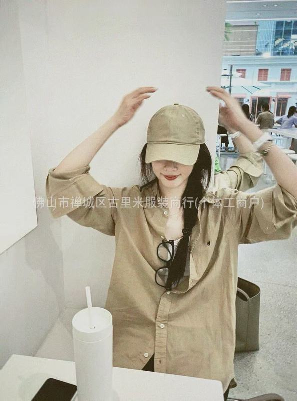 2025早秋经典款百搭Vintage刺绣美式复古牛津布衬衫 男女同款|undefined