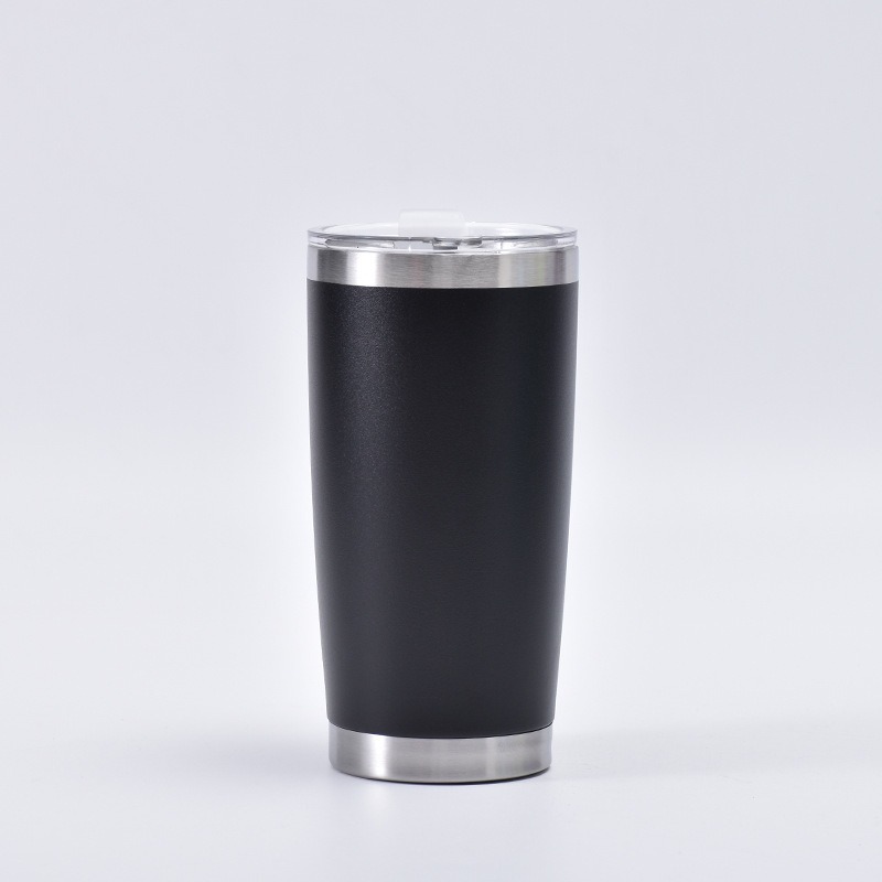 Taza de automóvil de color transfronterizo 304 taza de aislamiento de vacío de acero inoxidable de doble capa resistente a caídas portable de aislamiento de frío taza recta