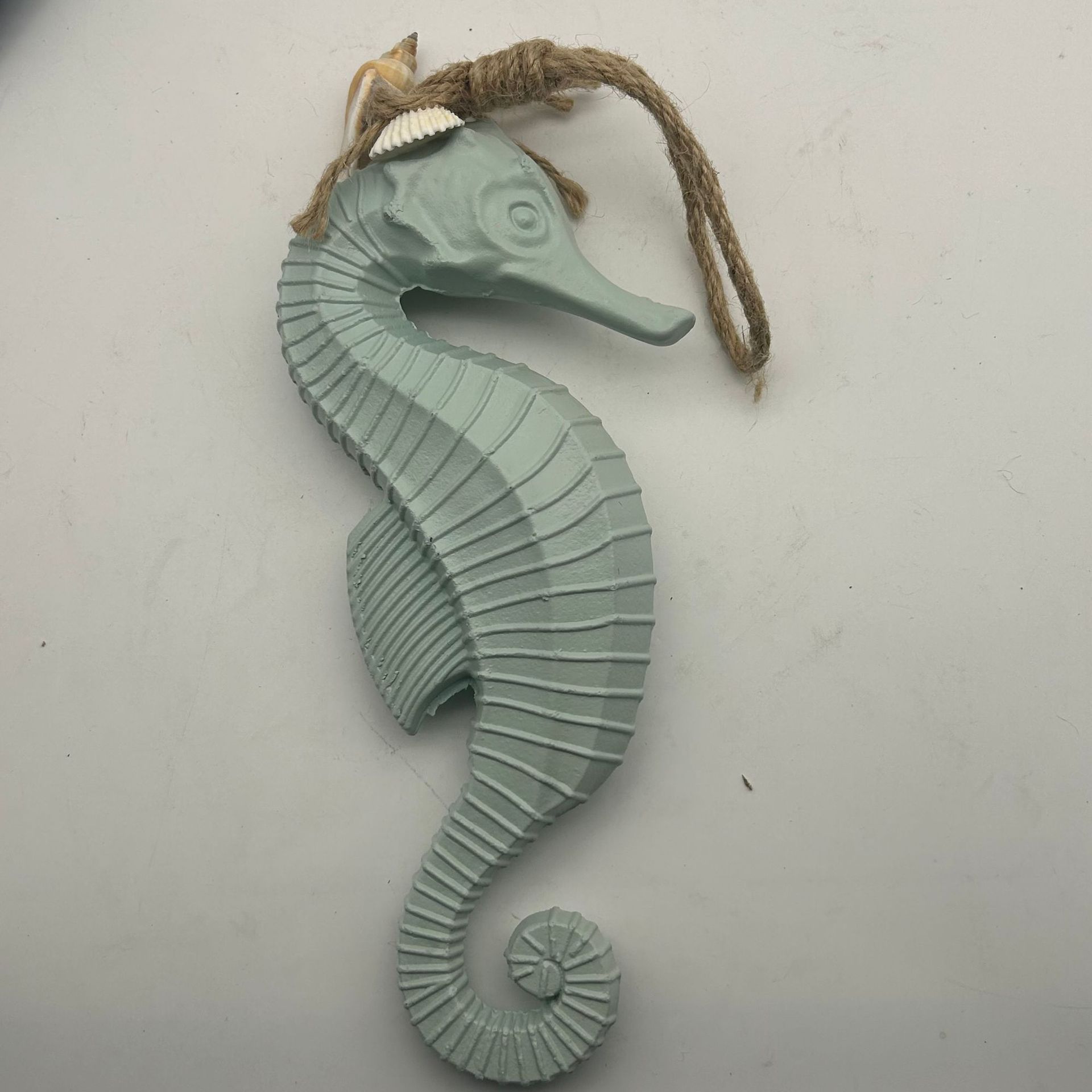 Transfronterizos nuevos 27CM estrella de mar de madera decoración de caballo de mar artesanía decoración de pared mediterránea viento marino