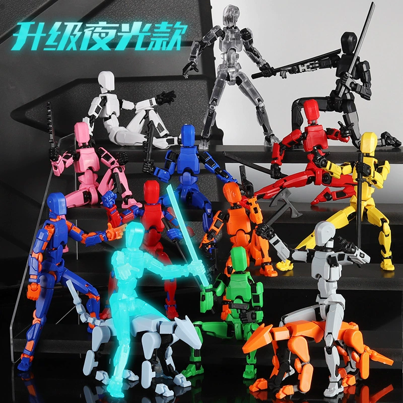 Фигурка dummy 13 13 подвижных суставов 3D-печать антистресс