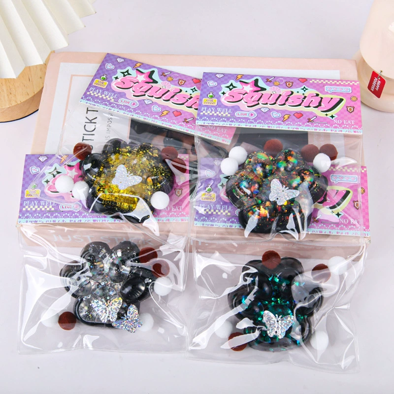 Трансграничные горячие блестки Aurora Cat Cat Claw Щепотка кристалла с высоким значением лица