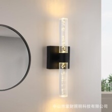 新款LED简约现代轻奢亚克力气泡柱客厅卧室过道浴室卫生间镜前灯