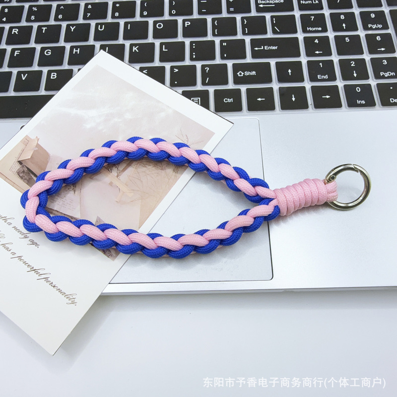 手工编织手机挂绳手腕防丢钥匙扣水杯包包钥匙挂件u盘绳挂饰腕带|undefined