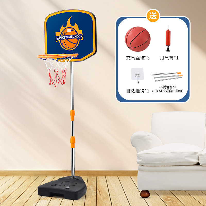 Cesta de lanzamiento de aro de baloncesto para niños de conteo multifuncional Marco de baloncesto ajustable retráctil interior montado en la pared sin perforación