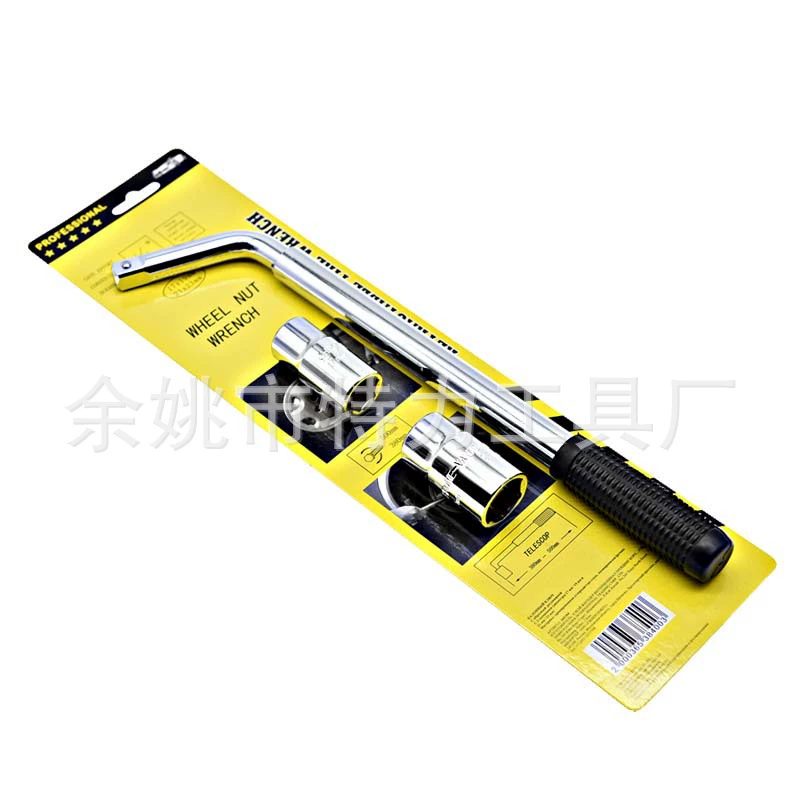 Спотовая поставка L-образный телескопический шинный инструмент для ремонта автомобильных шин гаечный ключ для разгрузки автомобильных шин