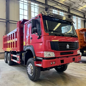 Howo 6X4 371 at gücündə, torpaq daşıma ixrac yük maşını