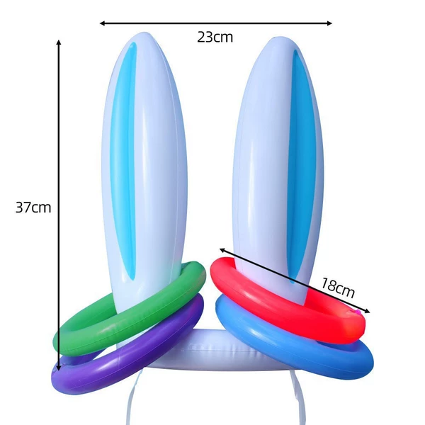 Rabbit ears blue (including 4 circles)