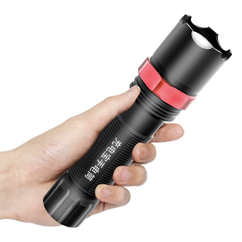 Фонарик сильный свет перезаряжаемый ультра-яркий домашний наружный дальний многофункциональный светодиодный дальнобойный портативный водонепроницаемый аккумулятор сокровище