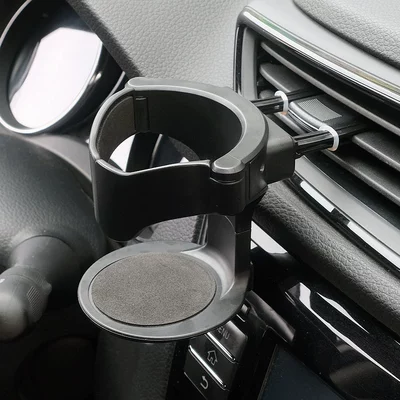 Car Water Cup Holder, Convenient and Quick Fixing Bracket, Multi-Functional Car Air Outlet Beverage Ashtray Fixing Bracket (Car cup holder/beverage holder) - black-air-outlet-drink-holder
