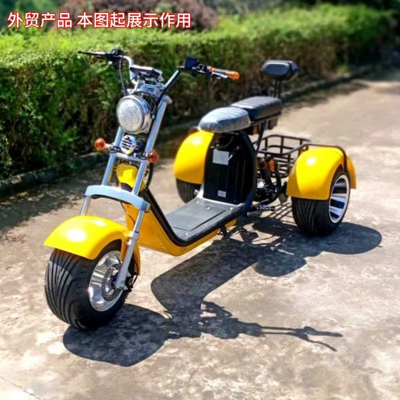 SOURCE производитель трехколесный электромобиль оптом для взрослых Harley широкие шины автомобиль литиевая батарея разборка городской скутер