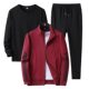 Dad wear spring and autumn leisure sports suit middle-aged men plus size loose sweater trousers two-piece men's clothing wholesale