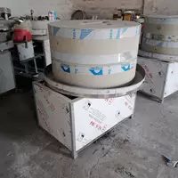 Коммерческая предпринимательская электрическая каменная мельница для кунжутного масла, небольшое оборудование для кунжутного масла, каменная мельница для кунжутной пасты, арахисового масла, прочная белая каменная мельница