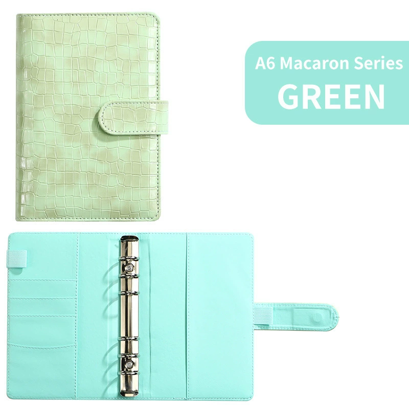 Polyurethane laptop, tear-off sheet, crocodile print, scheduler