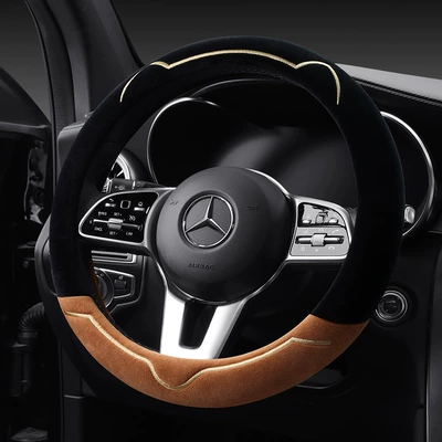 short velvet new cute women's – Steering wheel cover