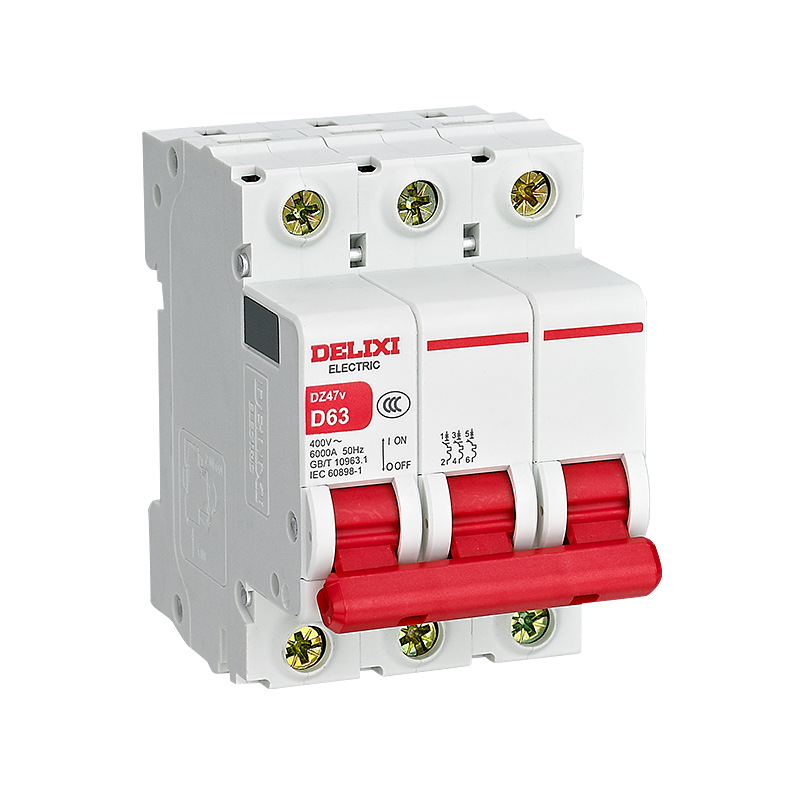 德力西电气 微型断路器 DZ47v C型 3P 40A | DZ47V3C40