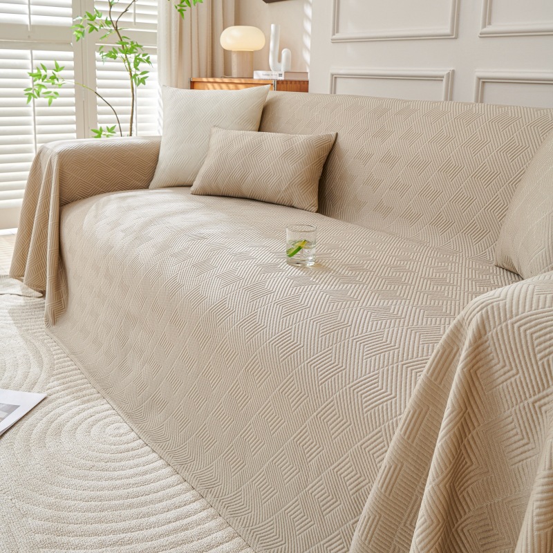 Housse de canapé élastique et lavable style européen romantique_voghion.com
