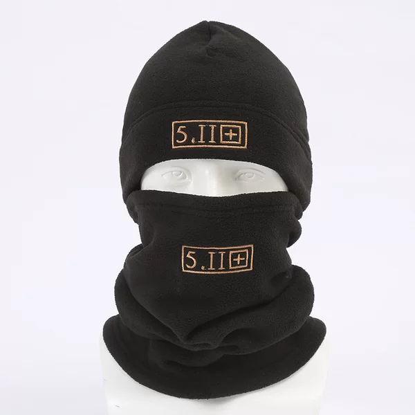 Cross-Border Camouflage Fleece Warm Hat, Cycling Hat, Winter Windproof Hat, Outdoor Sports Neck Warmer, Cold-Proof Thickened Headgear