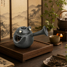 可干烧穿心壶电陶炉泡茶壶手工带过滤家用围炉煮茶明火炉侧把单壶