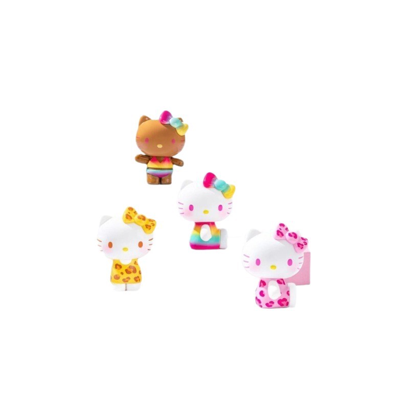 正版三丽鸥凯蒂猫夏日彩虹糖系列盲袋潮玩手办周边可爱摆件批发礼|undefined