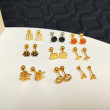 钛钢香巴拉耳钉奥地利耳骨钉 舌钉舌环士满钻球穿刺