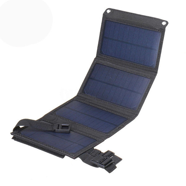 Handheld battery solar-powered