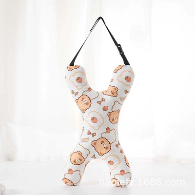 Headrest, Pillow for Sleeping in the - x-lace-brown-bear