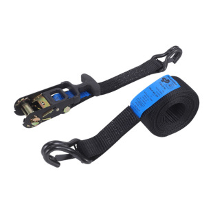 Customized 2inch Black T-Handle Straps with Clip Double-Row Hooks Multi-Functional Polyester Fixed Straps