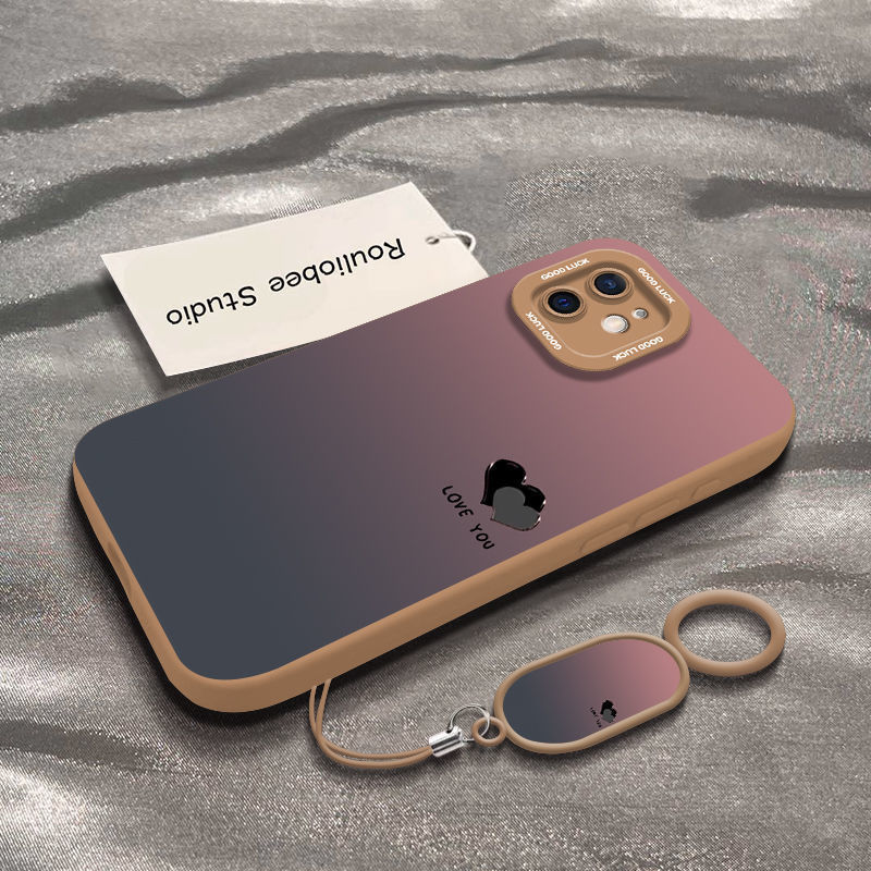 携帯電話ケース Apple iPhone15 ラブグラデーション 14 シリコーン 13promax 漫画 12 落下防止 11 アクセサリー|undefined
