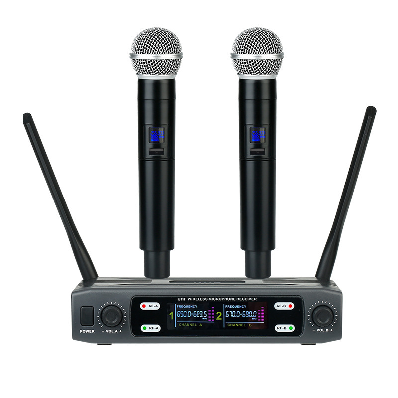 Sistema de Micrófonos Inalámbricos 1 a 2 Universal para Conferencias y Karaoke image 6