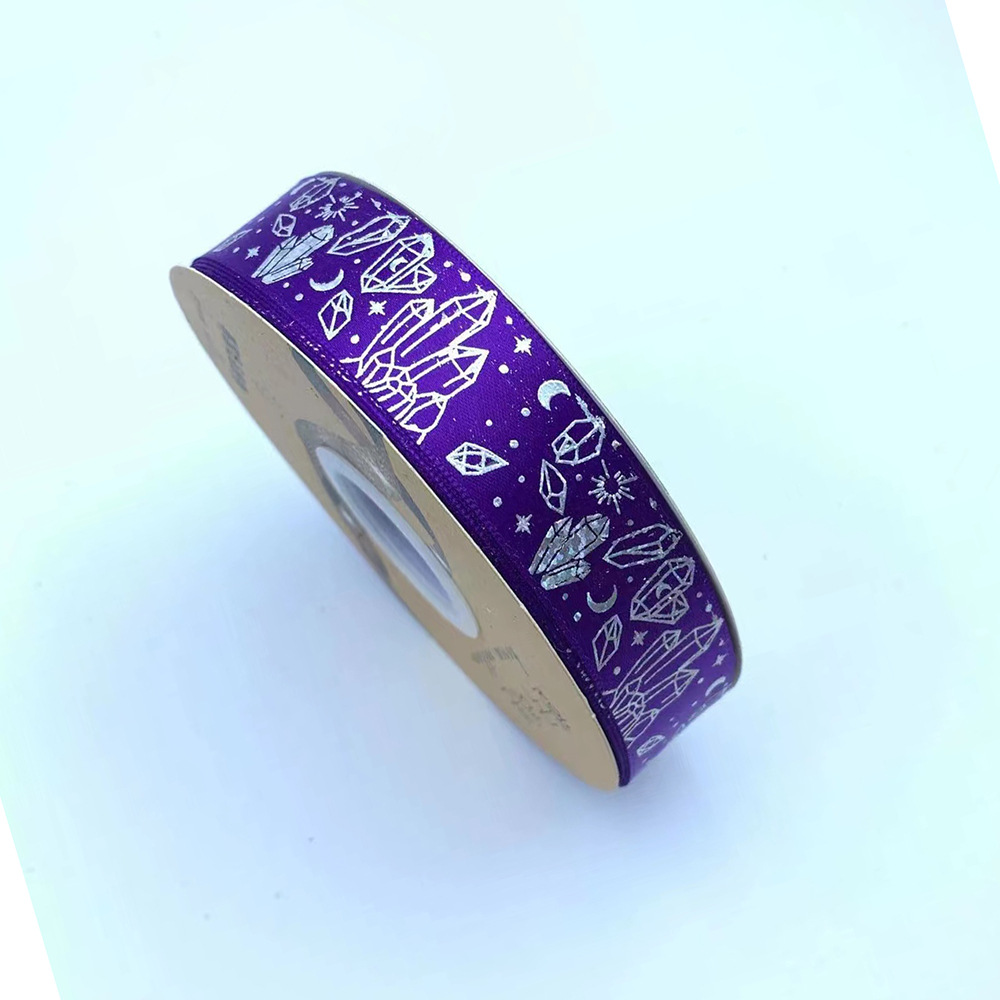 Nuevo soporte de barra de cinta hecha a mano DIY láser plata cristal mineral cinta arco joyería caja de regalo lote de embalaje