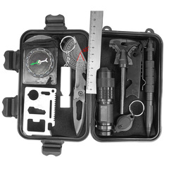 A1 Outdoor Equipment Survival Kit Survival Tools Set Multifunctional Wilderness First Aid Kit SOS Emergency Supplies