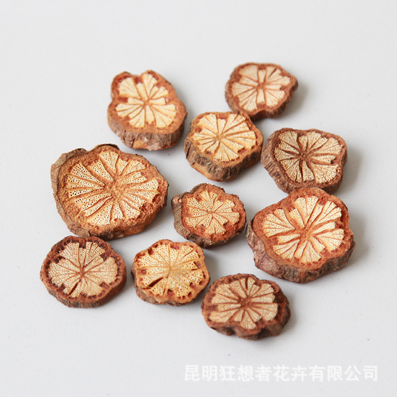 Những lát dâu máu nhỏ có kích thước khoảng 1,5-3cm (20 lát mỗi túi)