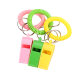 Wholesale stall supply amusement park plastic whistle bracelet cross-border children's toy square net red kindergarten bracelet