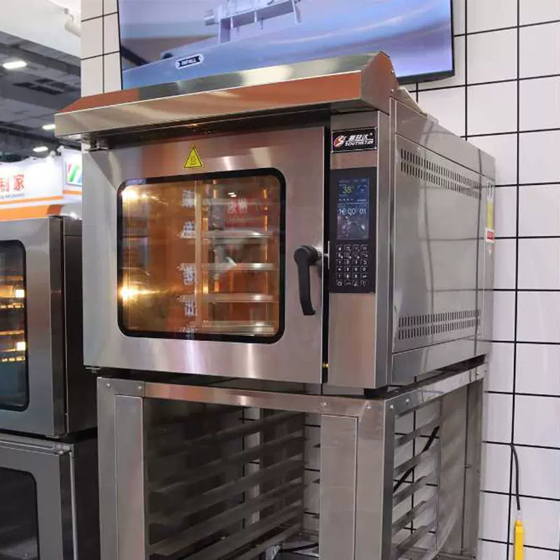 赛思达旋转式热风循环炉五盘电烤箱商用大容量法棍烤箱
