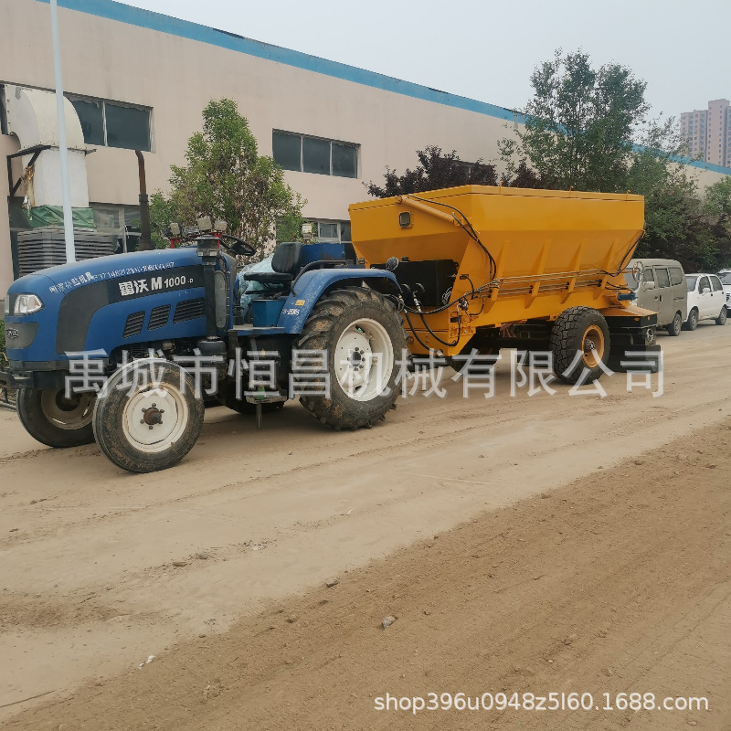 拖拉机牵引式 恒昌牌 高标准农田撒灰铺灰机 厂家供应