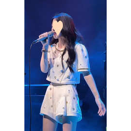 小个子茶系穿搭一整套时尚搭配小香风套装女夏装2024年新款夏季