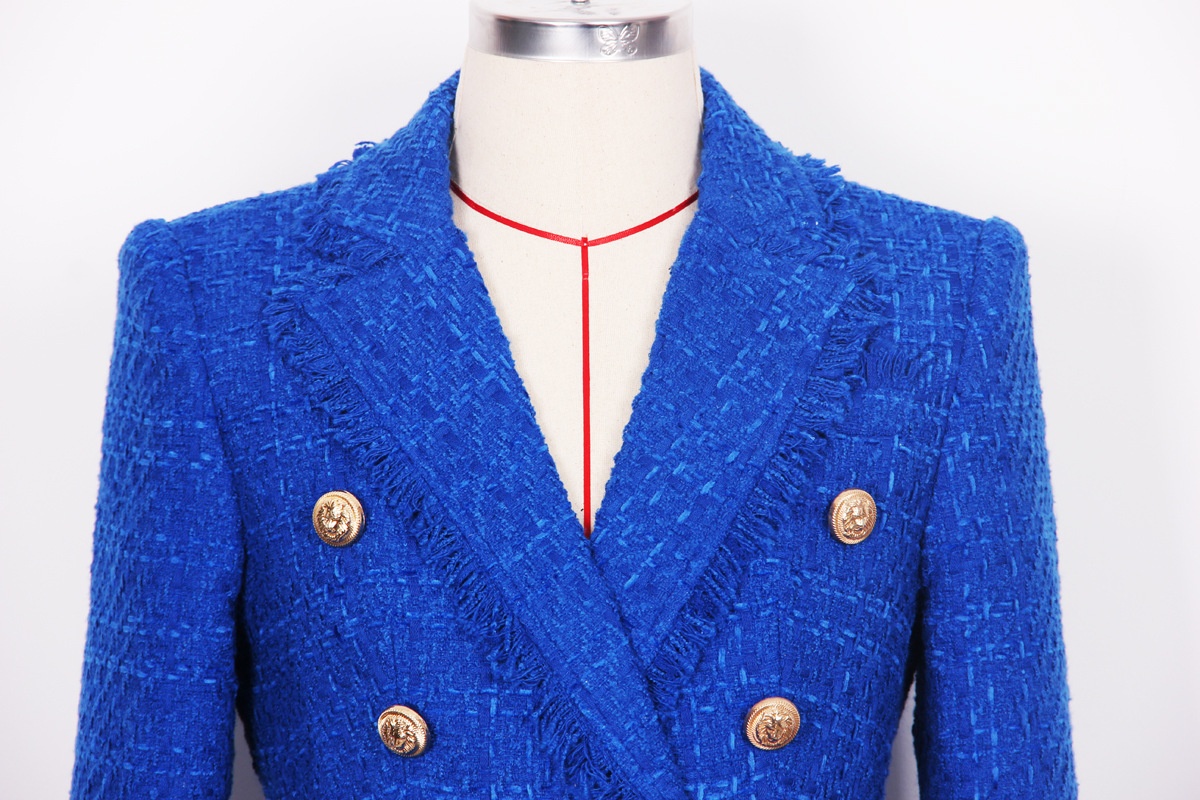 Classic Women's Suit Jacket - Elegant Tailored Blazer For Spring_voghion.com