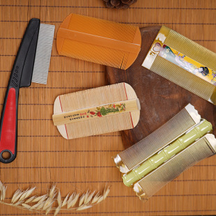 [1 piece from batch] bulk lice comb encryption teeth to remove head lice fine-toothed bamboo dense comb children shave dandruff old-fashioned