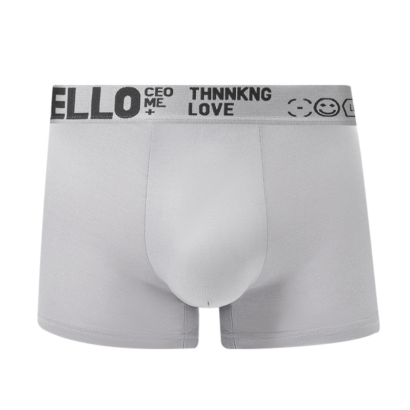 HELLO cinturón de hombre pantalones interiores de cintura media antibacterianos respirables y cómodos para la piel fabricantes de pantalones planos para hombres al por mayor