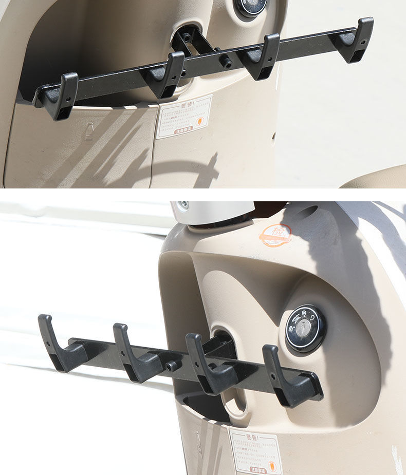 New Takeout Electric Vehicle Hook Crossbar Row Front Extension Meal Hook Universal Rider Delivery Fixed Rack