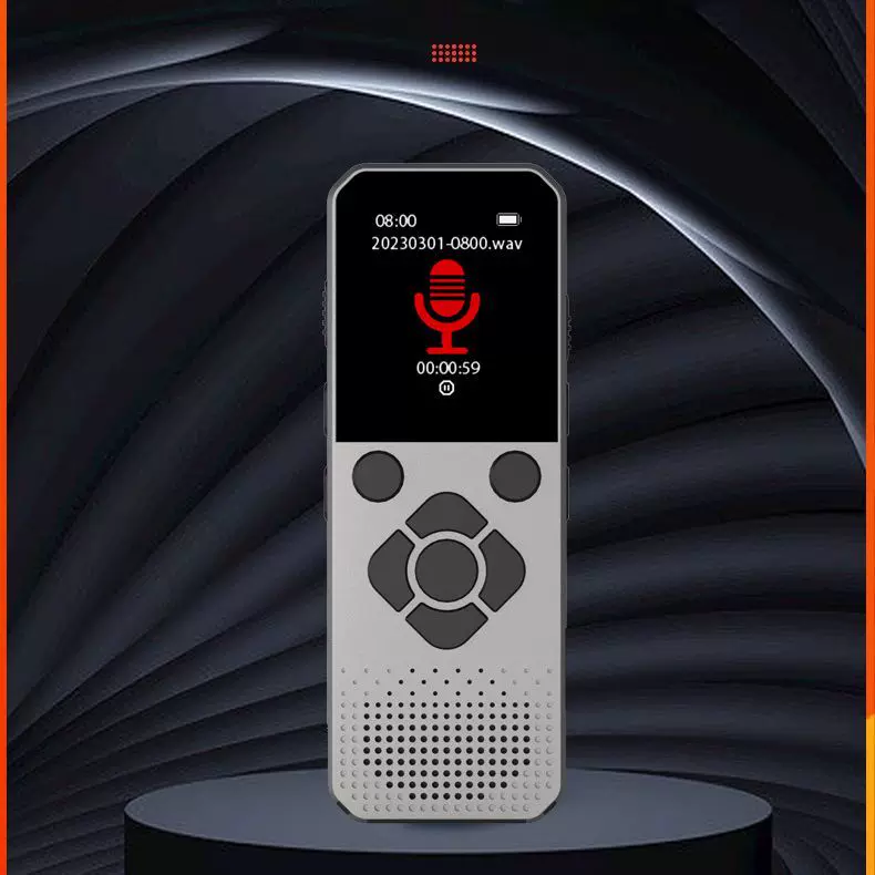 一能N12高清双麦降噪录音跨境亚马逊专业智能语音口语录音笔